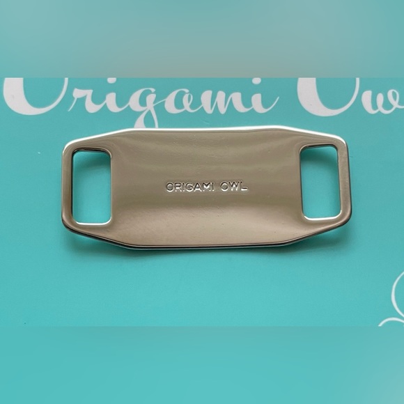 Origami Owl Live Love Cheer silver slider - Picture 2 of 2